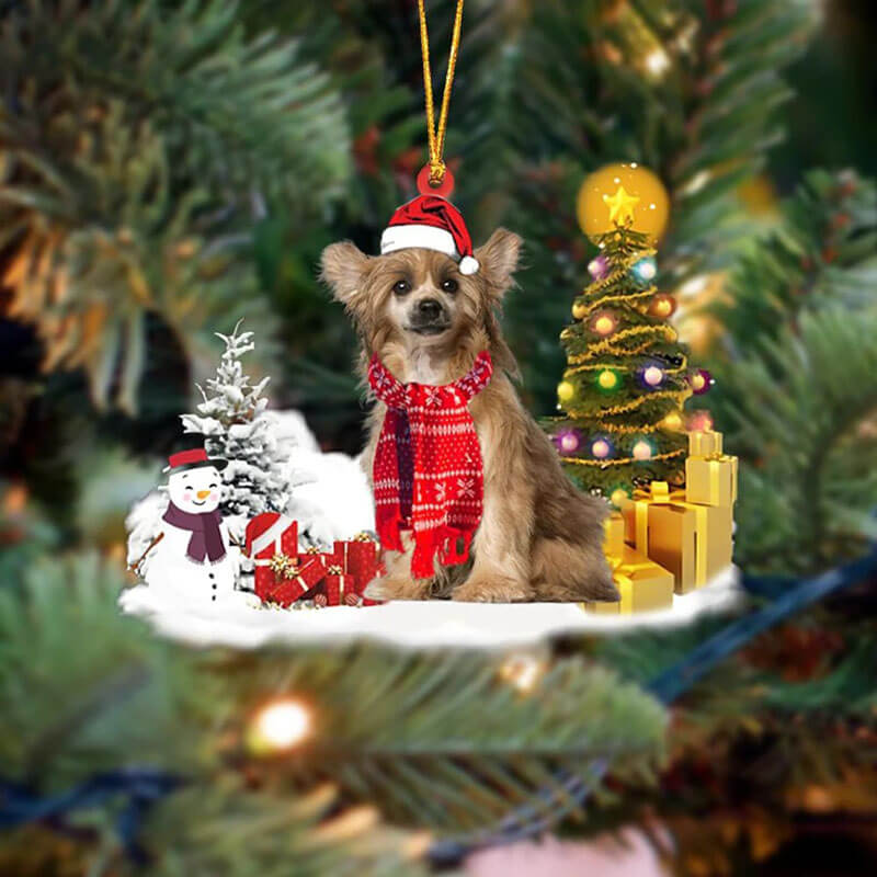 Chinese Crested Christmas Ornament SM146-Jolura
