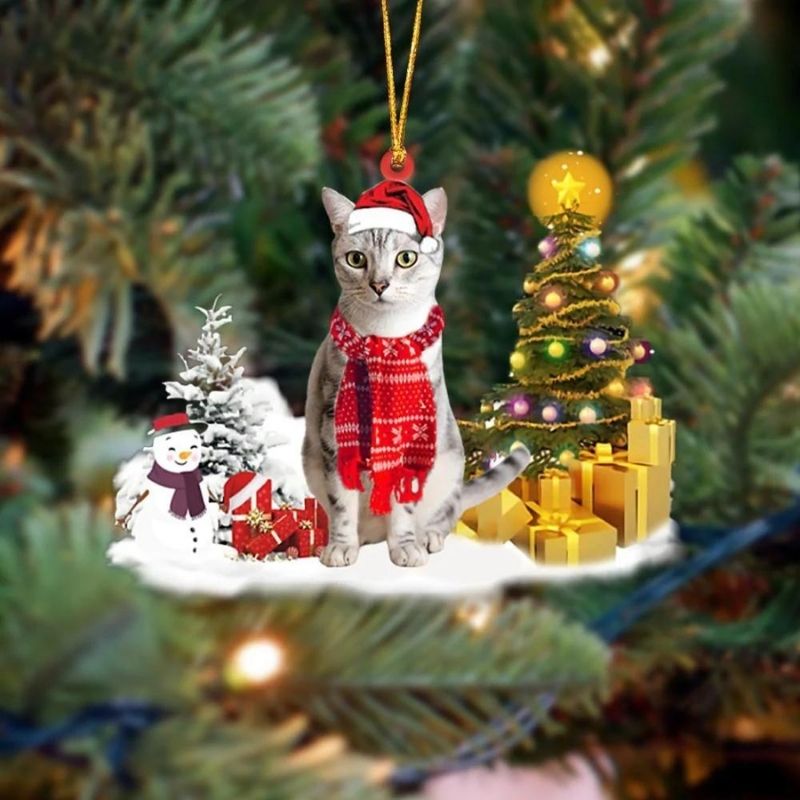 American Shorthair Cat Christmas Ornament SM151-Jolura