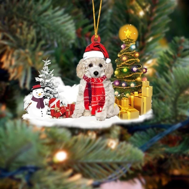Poodle Christmas Ornament SM156-Jolura
