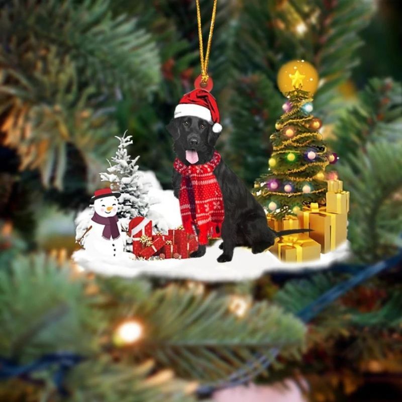 Flat Coat Retriever Christmas Ornament SM166-Jolura