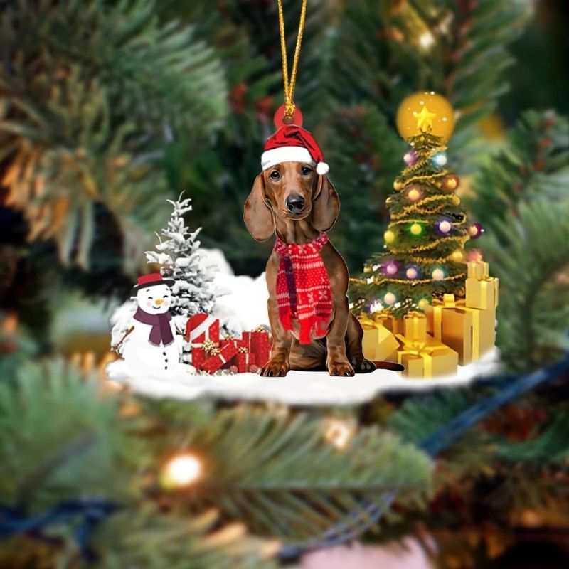 Dachshund Christmas Ornament SM168-Jolura
