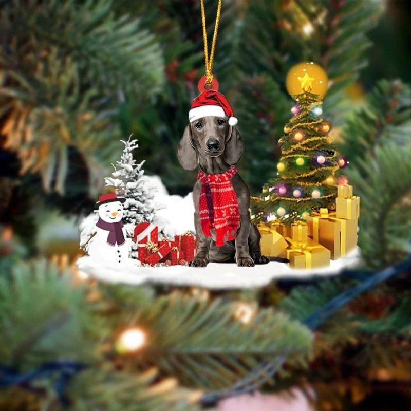 Dachshund Christmas Ornament SM169-Jolura