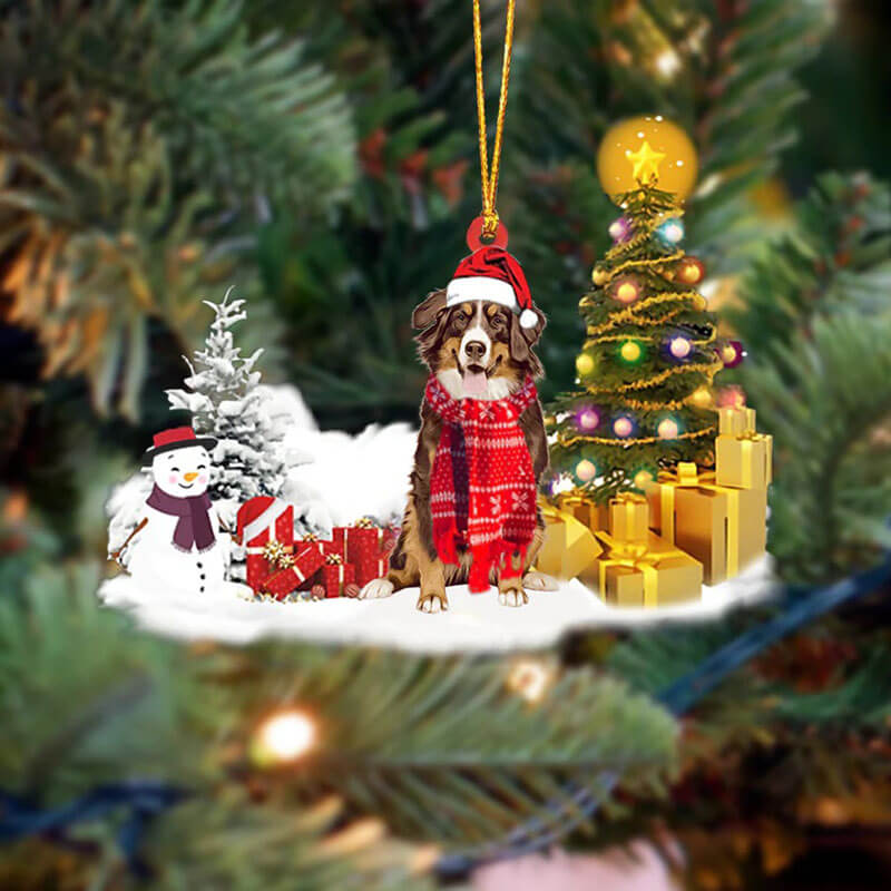 Bernese Mountain Dog Christmas Ornament SM175-Jolura