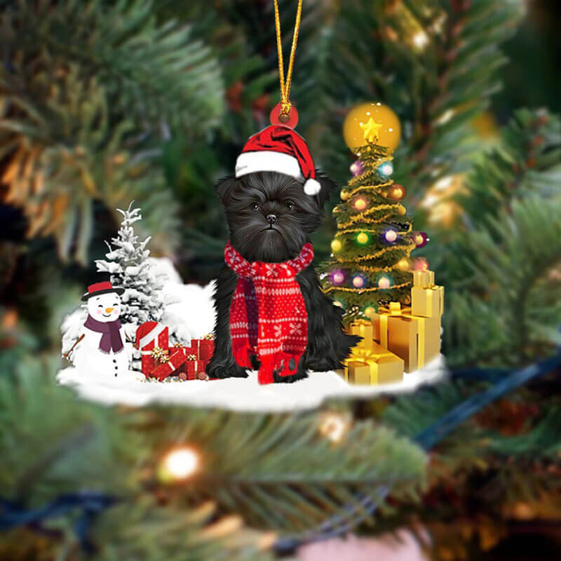 Affenpinschers Dog Christmas Ornament SM177-Jolura