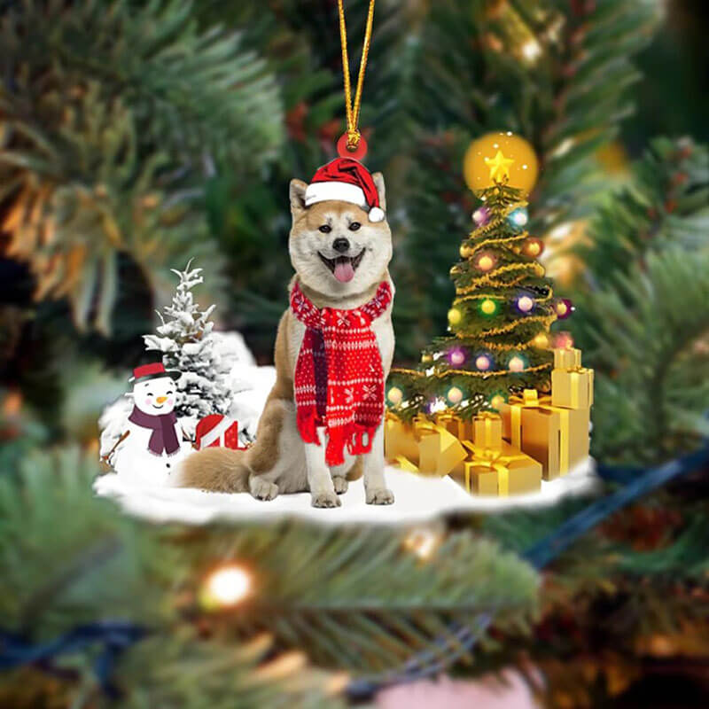 Akita Christmas Ornament SM181-Jolura