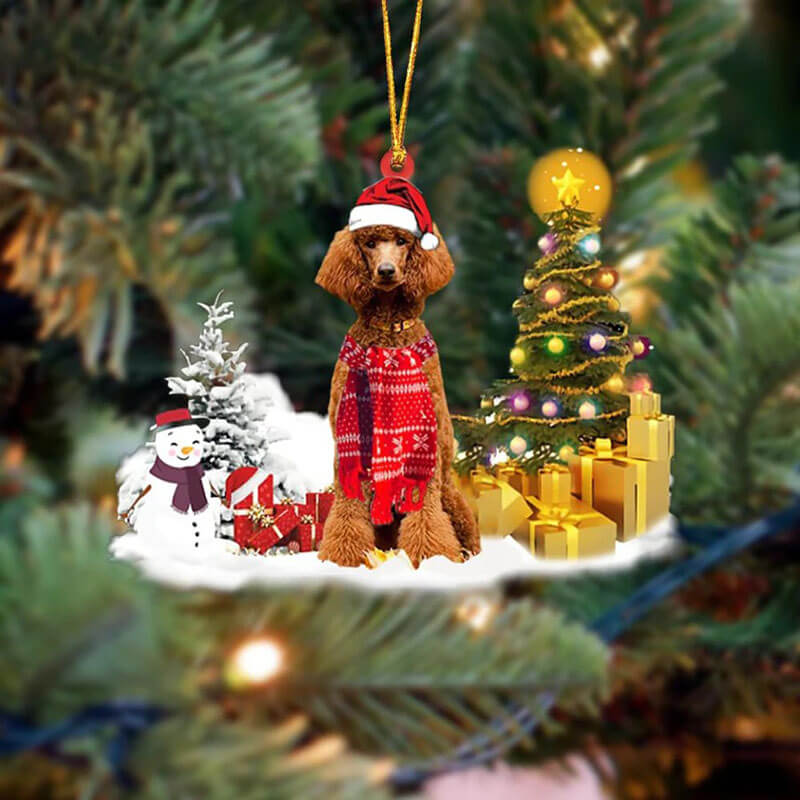 Poodle Christmas Ornament SM184-Jolura