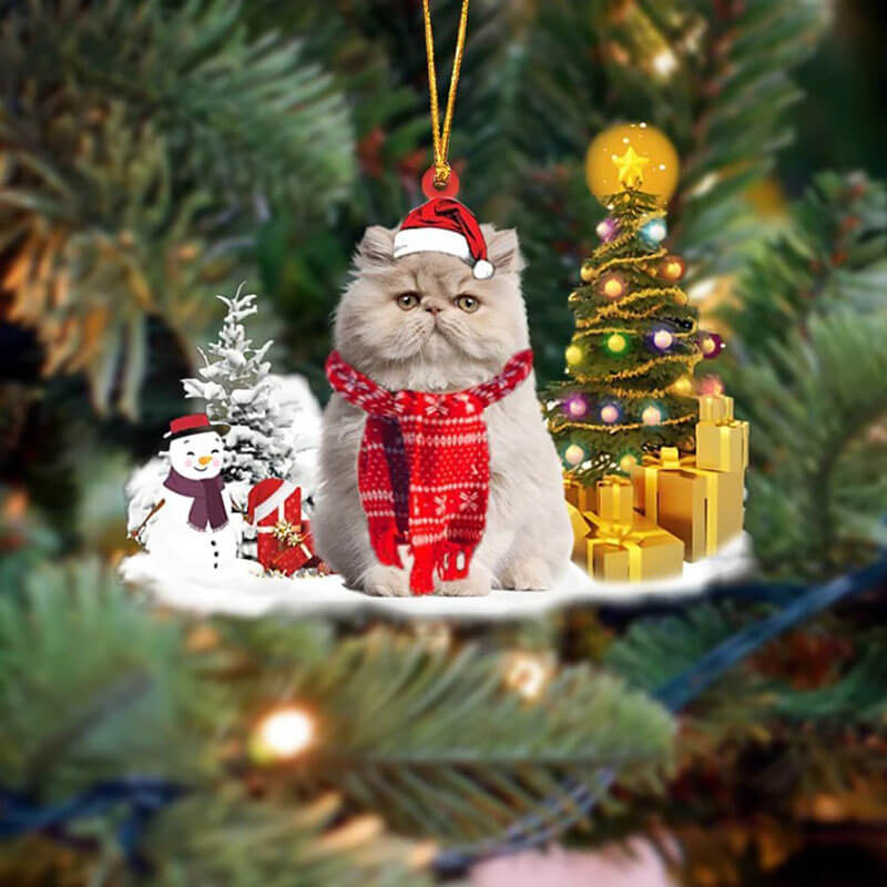 Persian Cat Christmas Ornament SM191-Jolura