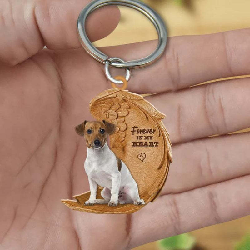 Jack Russell Terrier Forever In My Heart Acrylic Keychain FK009-Jolura