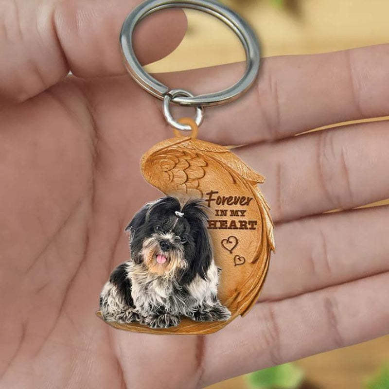 Shih Tzu Forever In My Heart Acrylic Keychain FK016-Jolura