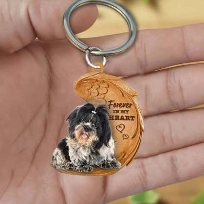 Shih Tzu Forever In My Heart Acrylic Keychain FK016-Jolura
