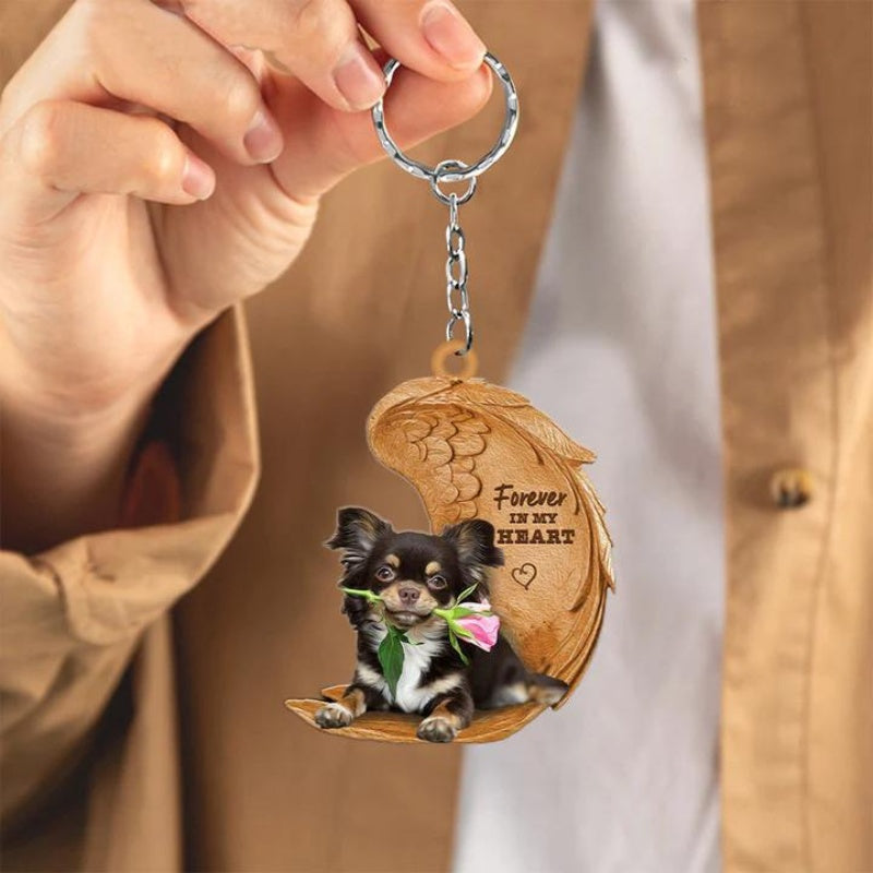Chihuahua Forever In My Heart Acrylic Keychain FK030-Jolura
