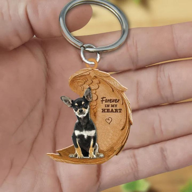 Chihuahua Forever In My Heart Acrylic Keychain FK053-Jolura
