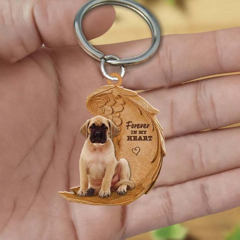 English Mastiff Forever In My Heart Acrylic Keychain FK062-Jolura