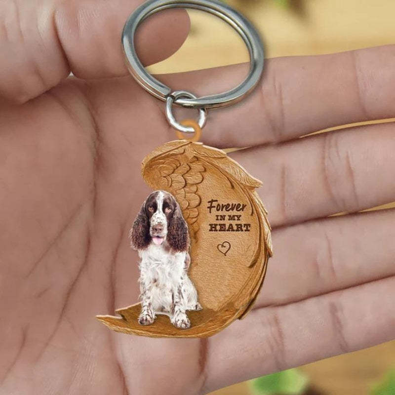 English Springer Spaniel Forever In My Heart Acrylic Keychain FK075-Jolura