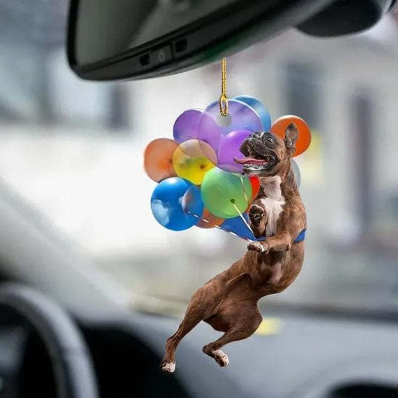 Boxer Fly With Bubbles Car Hanging Ornament BC018-Jolura