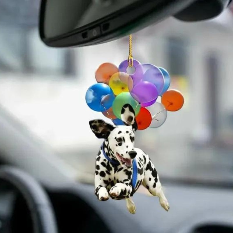 Dalmatian Fly With Bubbles Car Hanging Ornament BC028-Jolura