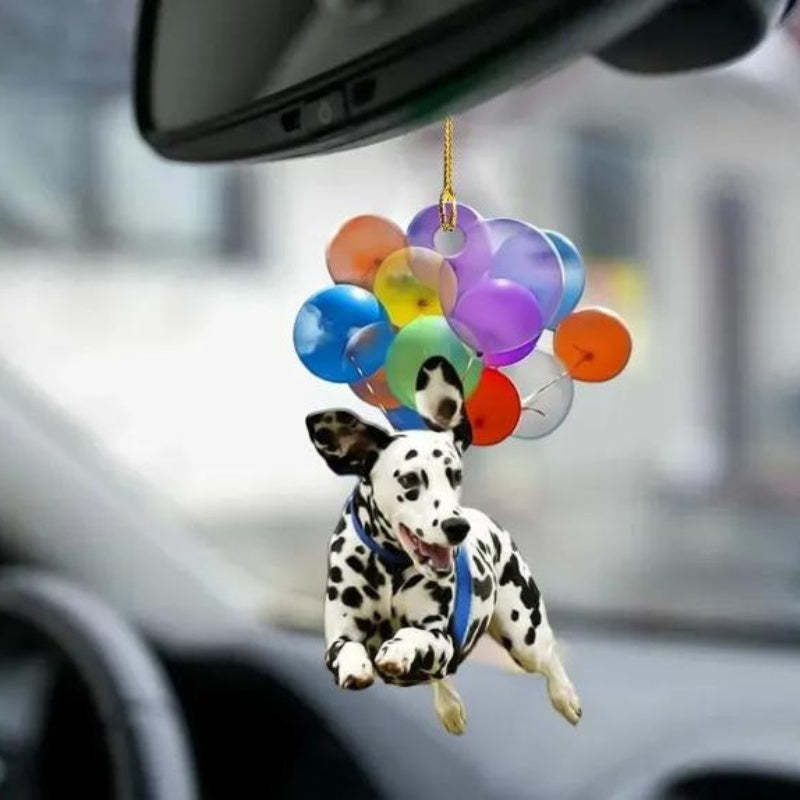 Dalmatian Fly With Bubbles Car Hanging Ornament BC028-Jolura