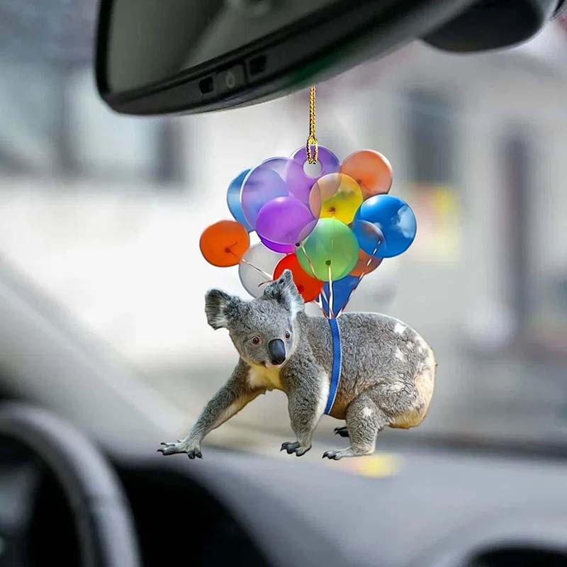 Koala Fly With Bubbles Car Hanging Ornament BC067-Jolura