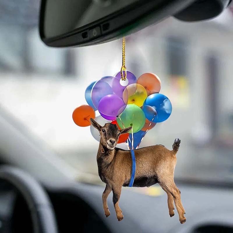 Goat Fly With Bubbles Car Hanging Ornament BC069-Jolura
