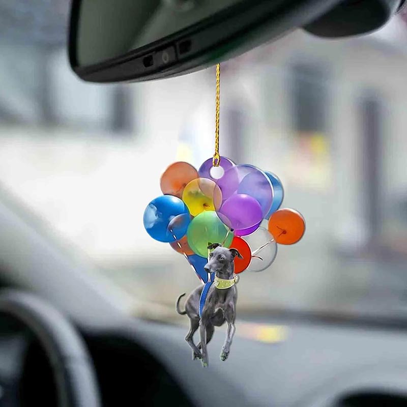 Greyhound Fly With Bubbles Car Hanging Ornament BC071-Jolura