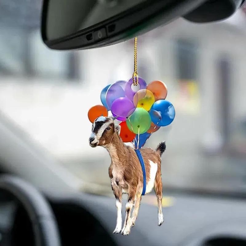 Goat Fly With Bubbles Car Hanging Ornament BC077-Jolura