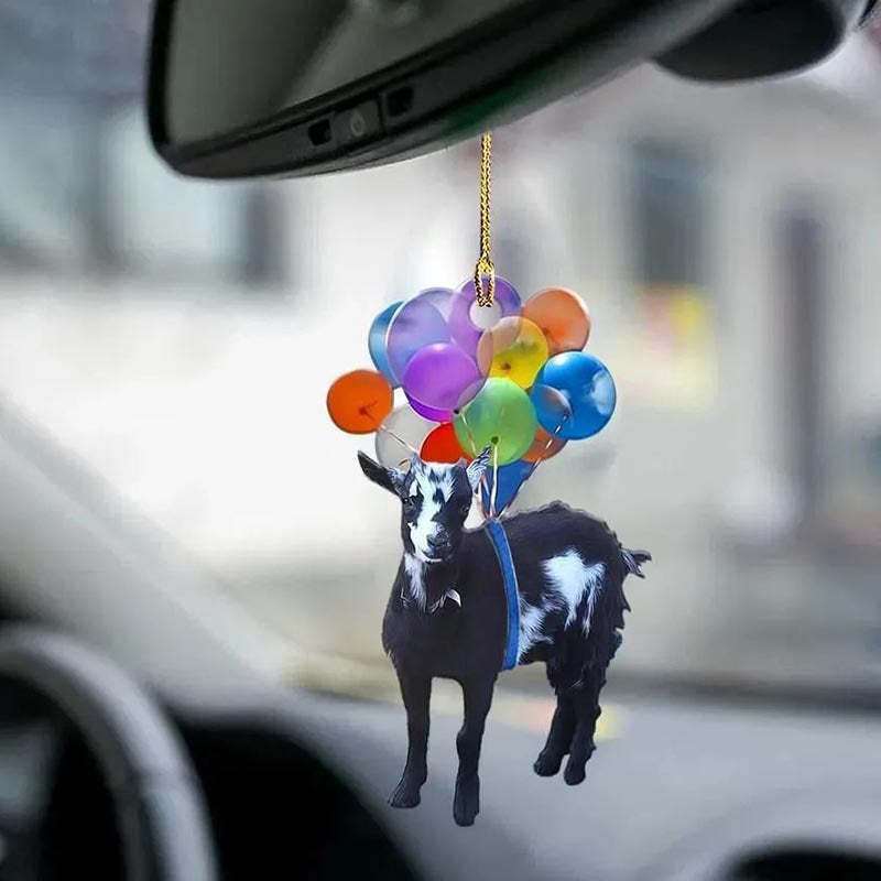 Goat Fly With Bubbles Car Hanging Ornament BC080-Jolura