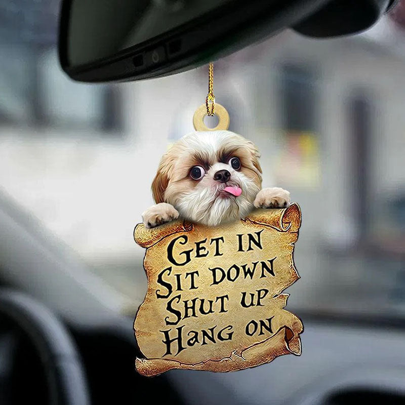 Shih Tzu Get In Ornament GI003-Jolura