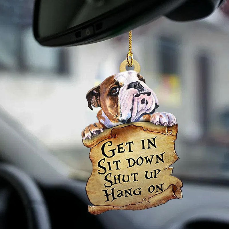 Bulldog Get In Ornament GI006-Jolura