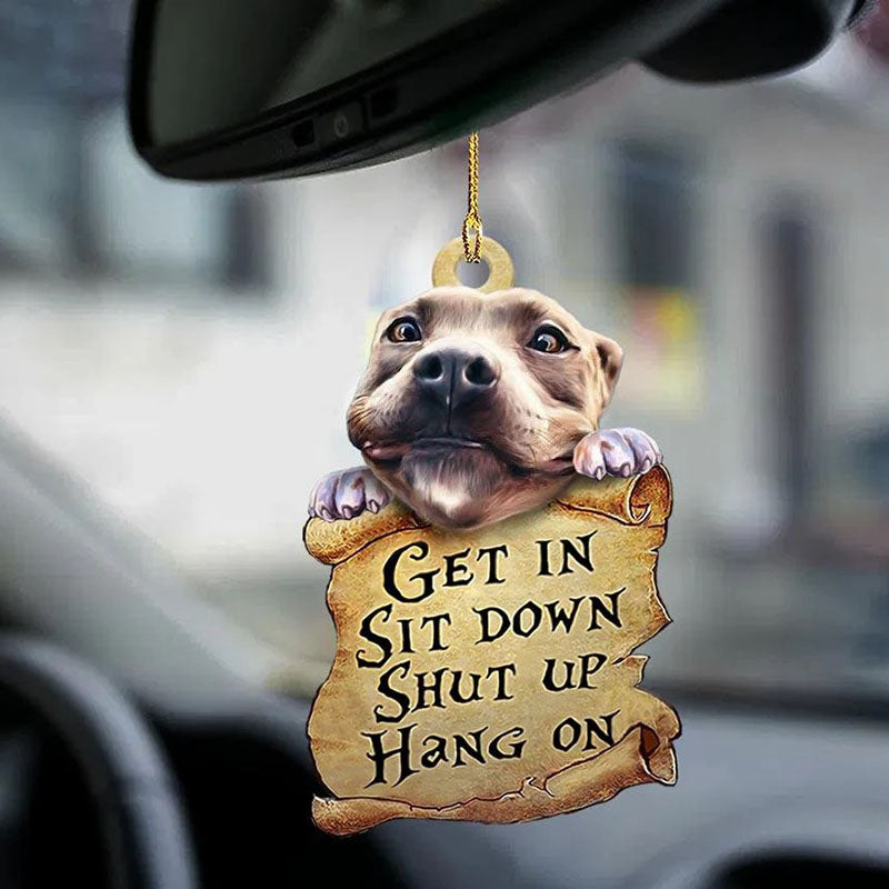 Pitbull Get In Ornament GI012-Jolura