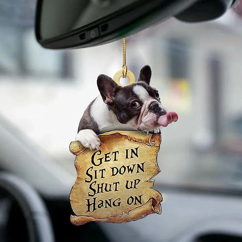 French Bulldog Get In Ornament GI015-Jolura