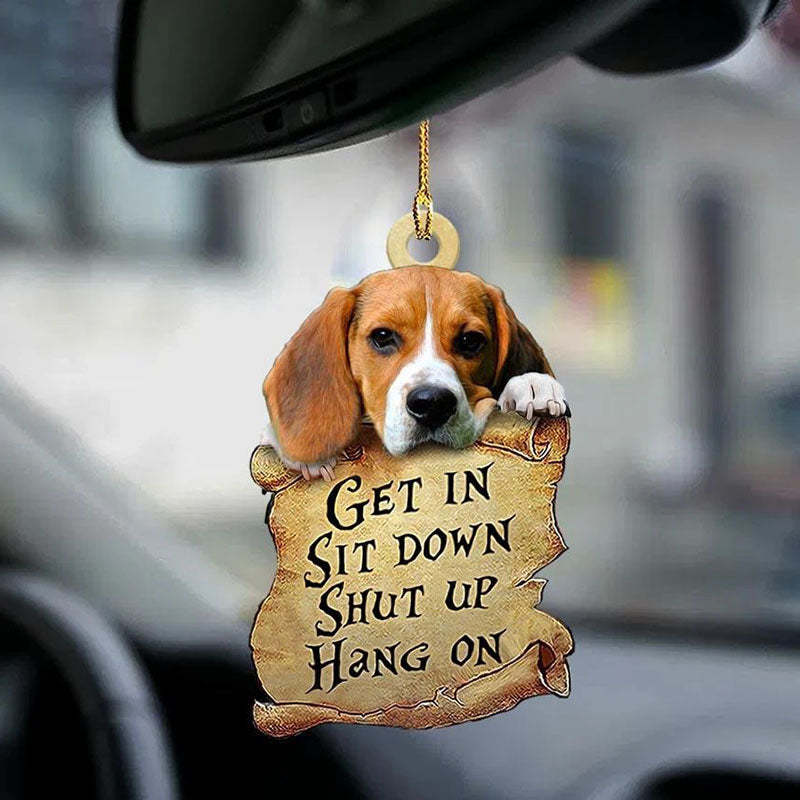 Beagle Get In Ornament GI016-Jolura