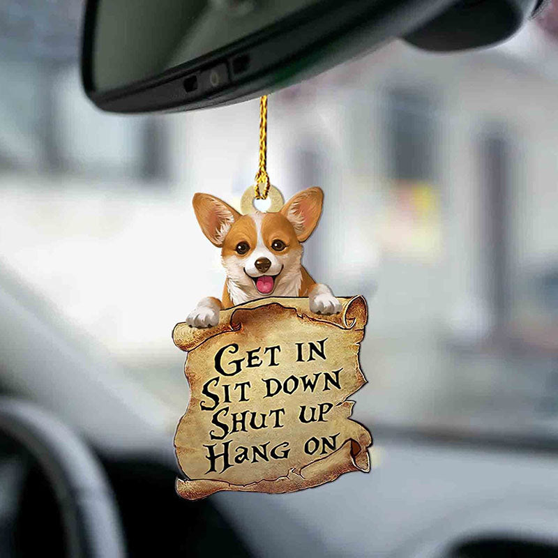 Corgi Get In Ornament GI022-Jolura