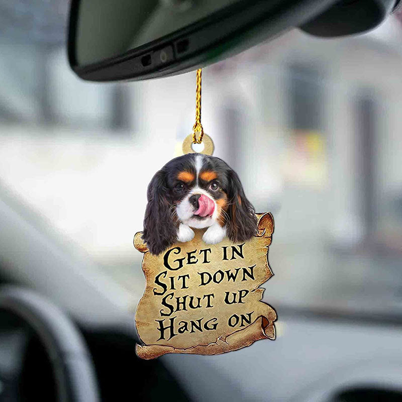 Cavalier King Charles Spaniel Get In Ornament GI029-Jolura