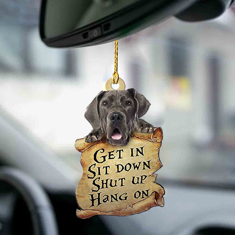 Great Dane Get In Ornament GI030-Jolura
