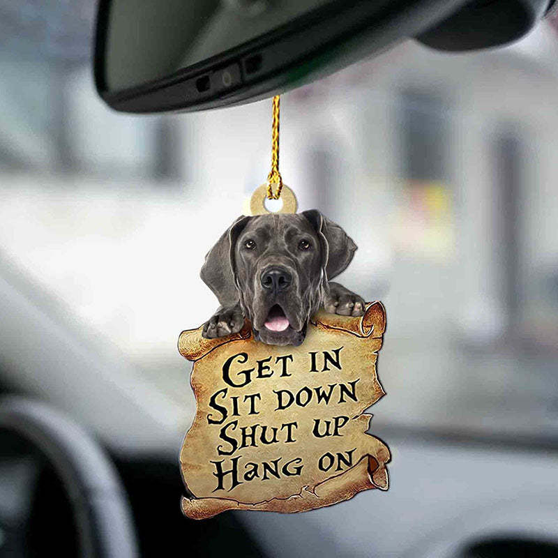 Great Dane Get In Ornament GI030-Jolura