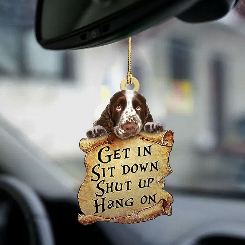 English Springer Spaniel Get In Ornament GI032-Jolura