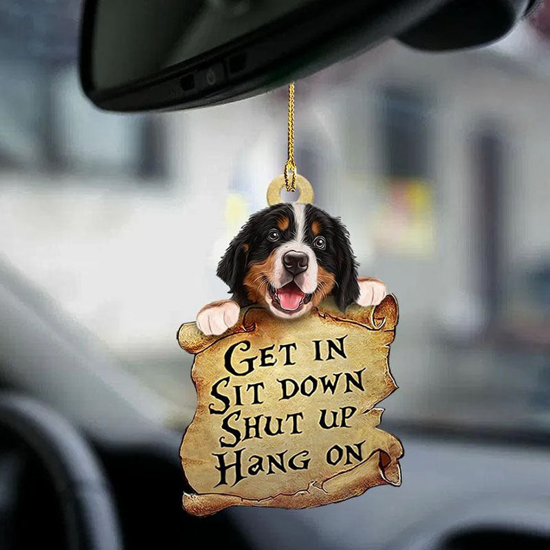Bernese Mountain Dog Get In Ornament GI034-Jolura