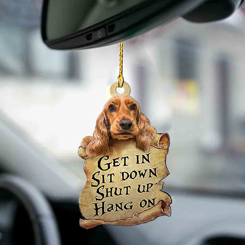 Cocker Spaniel Get In Ornament GI035-Jolura