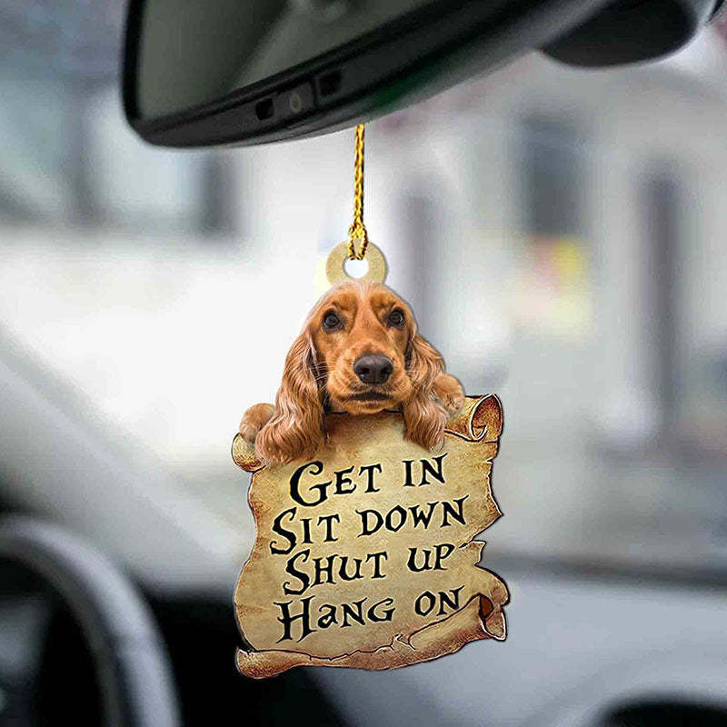 Cocker Spaniel Get In Ornament GI035-Jolura