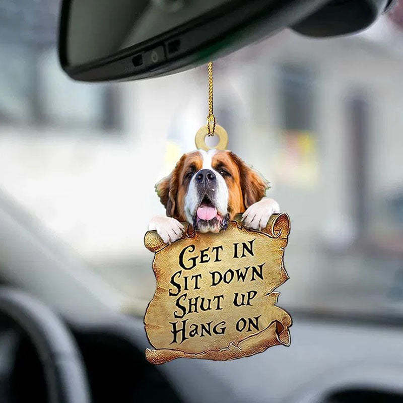 St. Bernard Get In Ornament GI036-Jolura