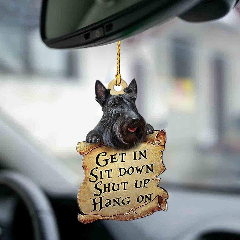 Scottish Terrier Get In Ornament GI037-Jolura