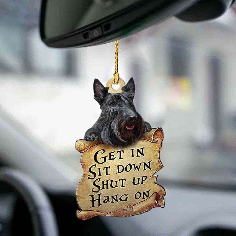 Scottish Terrier Get In Ornament GI037-Jolura