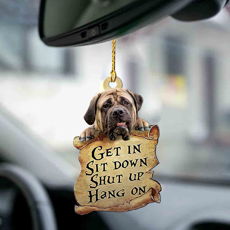 English Mastiff Get In Ornament GI038-Jolura