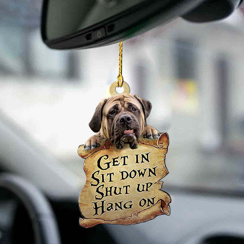 English Mastiff Get In Ornament GI038-Jolura