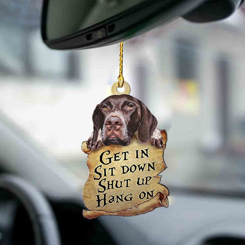 German Shorthaired Pointer Get In Ornament GI041-Jolura