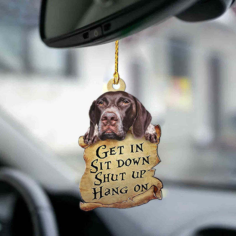 German Shorthaired Pointer Get In Ornament GI041-Jolura