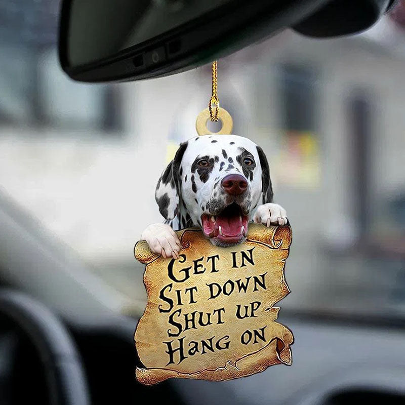 Dalmatian Get In Ornament GI043-Jolura