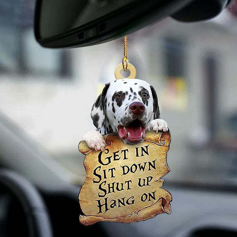 Dalmatian Get In Ornament GI043-Jolura