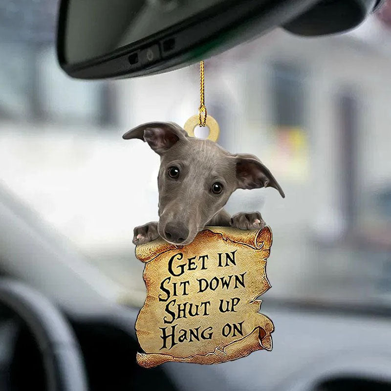 Whippet Get In Ornament GI047-Jolura