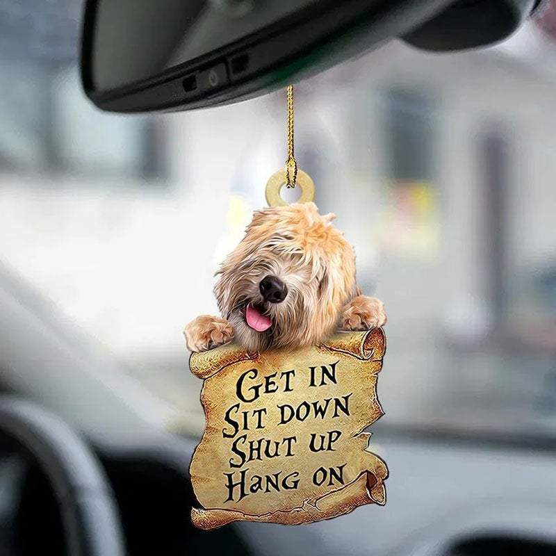 Wheaten Terrier Get In Ornament GI050-Jolura